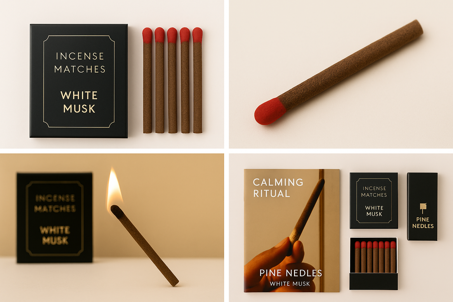White Musk / Floral Breeze – Incense Matchsticks