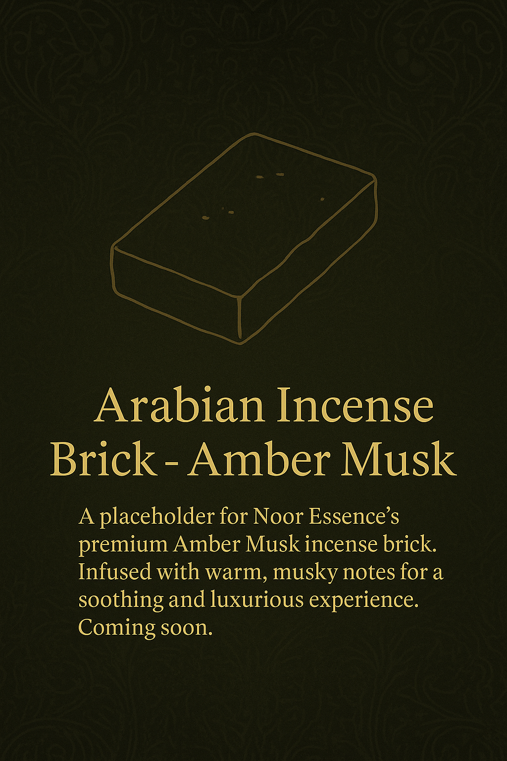 Arabian Incense Brick - White Musk